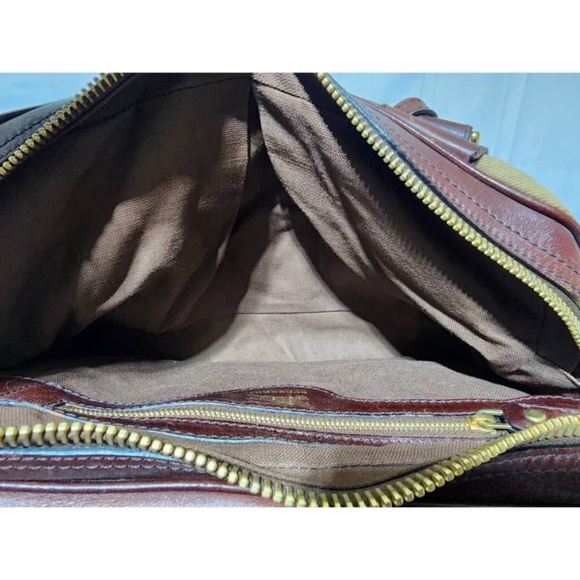 Authentic Burberry Nova Check Canvas and Leather Ashbury Knight Bag Beige/Brown - Picture 11 of 16